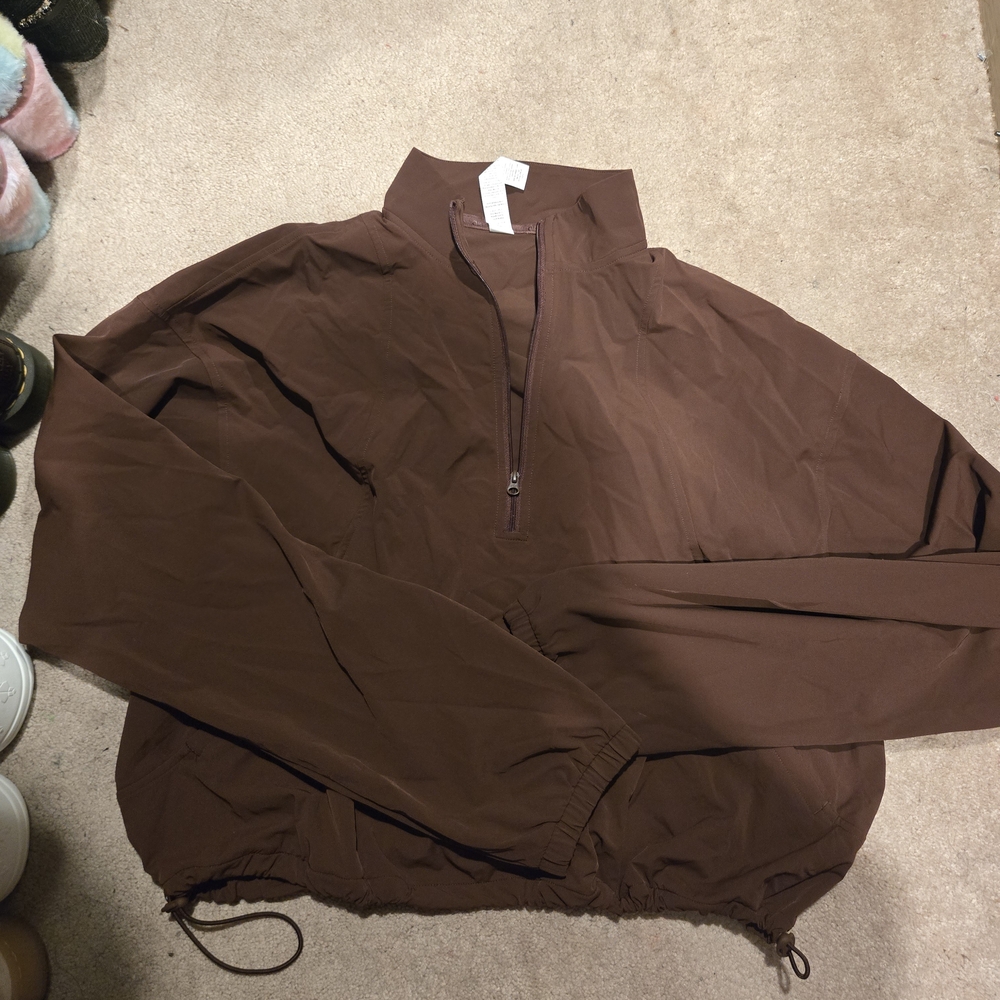 Alo Yoga Cherry Cola Quarter-Zip Pullover